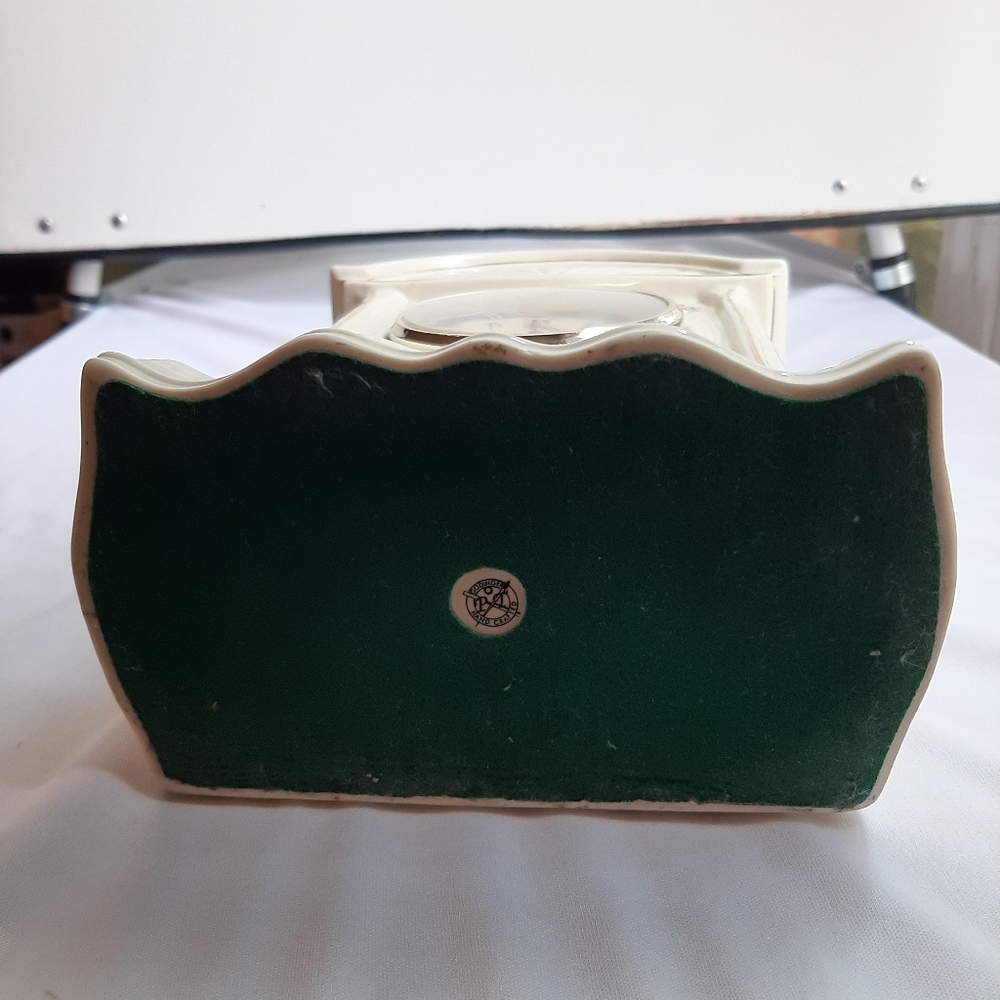 GODINGER PORCELAIN IRISH ROSE CLOCK - Picture 8 of 9